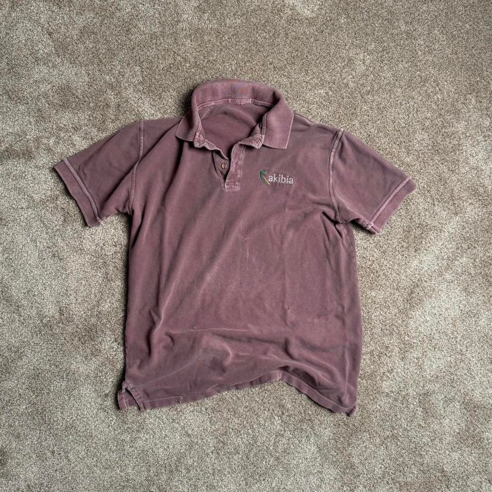 AKIBIA "THRASHED" SUN FADED POLO